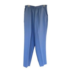 Womens Blue Pants Vintage DonnKenny Elastic Waist 20W